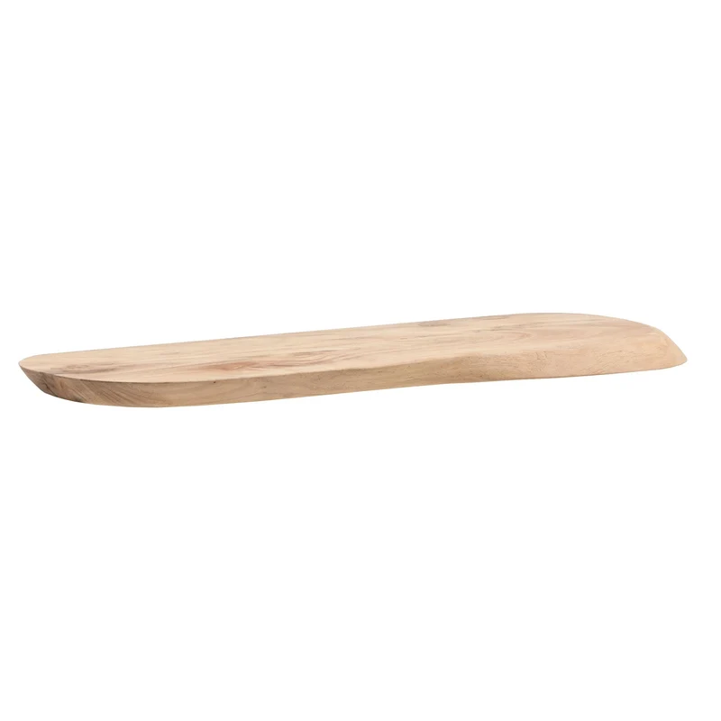 Wandregal Akazie Massivholz 60 cm, Hängeregal in schwebendem Design
