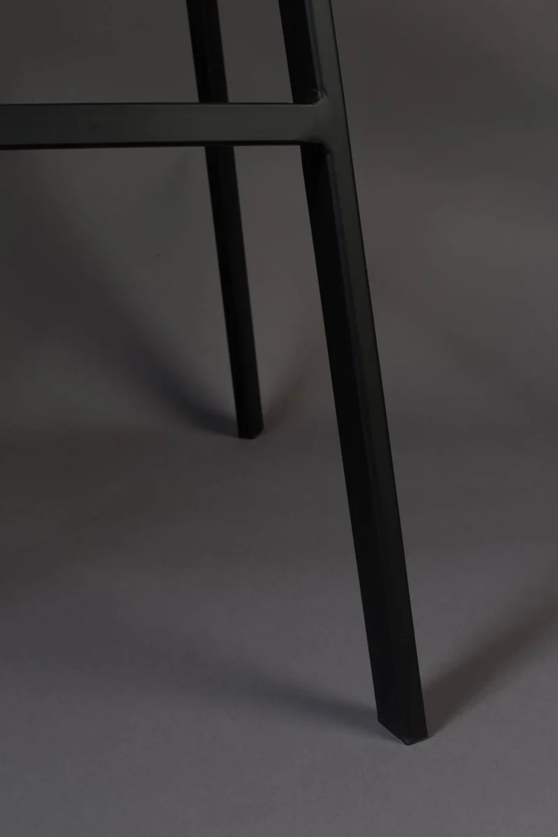 Barhocker FRANKY VELVET Samt Grau von DutchBone