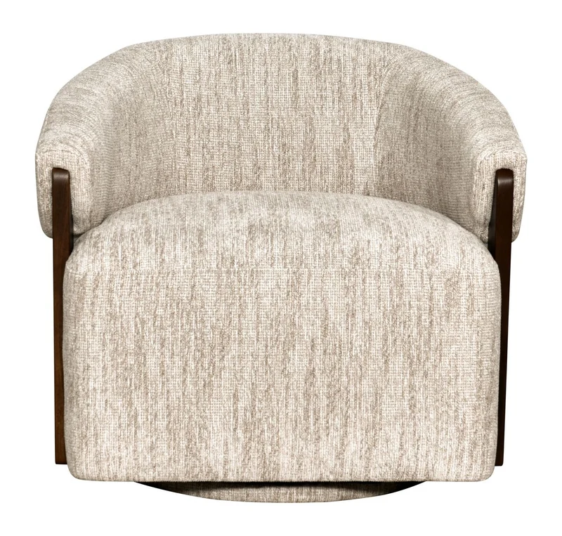 Lounge Stuhl Marina Richmond natural softweave, drehbar & feuerhemmend