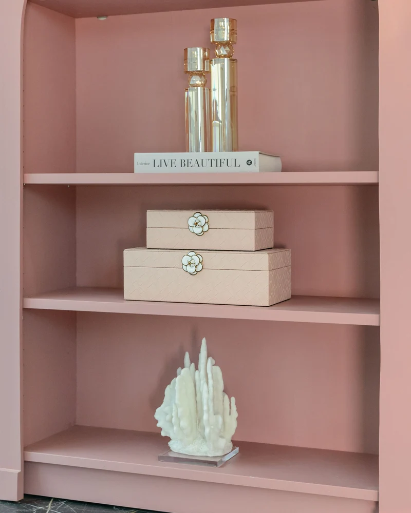 Aufbewahrungsbox Lotte in Pink – edles PU-Leder, kompaktes Design