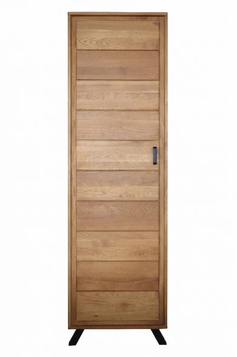 Garderoben-Set Serie BERN II-L 5-teilig Wildeiche Massivholz geölt
