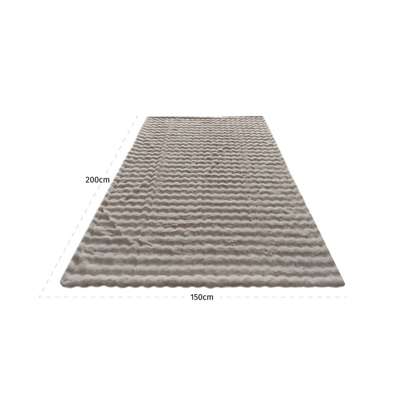 Kuscheldecke Cosy Fluff cream 150x200 cm – flauschig weich