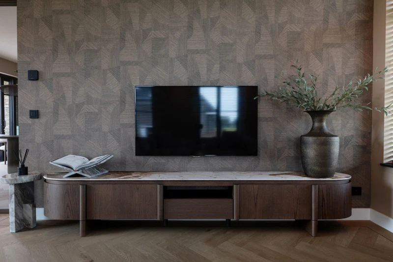 Richmond Buchständer Belicia Blush Beige aus Toronto-Marmor