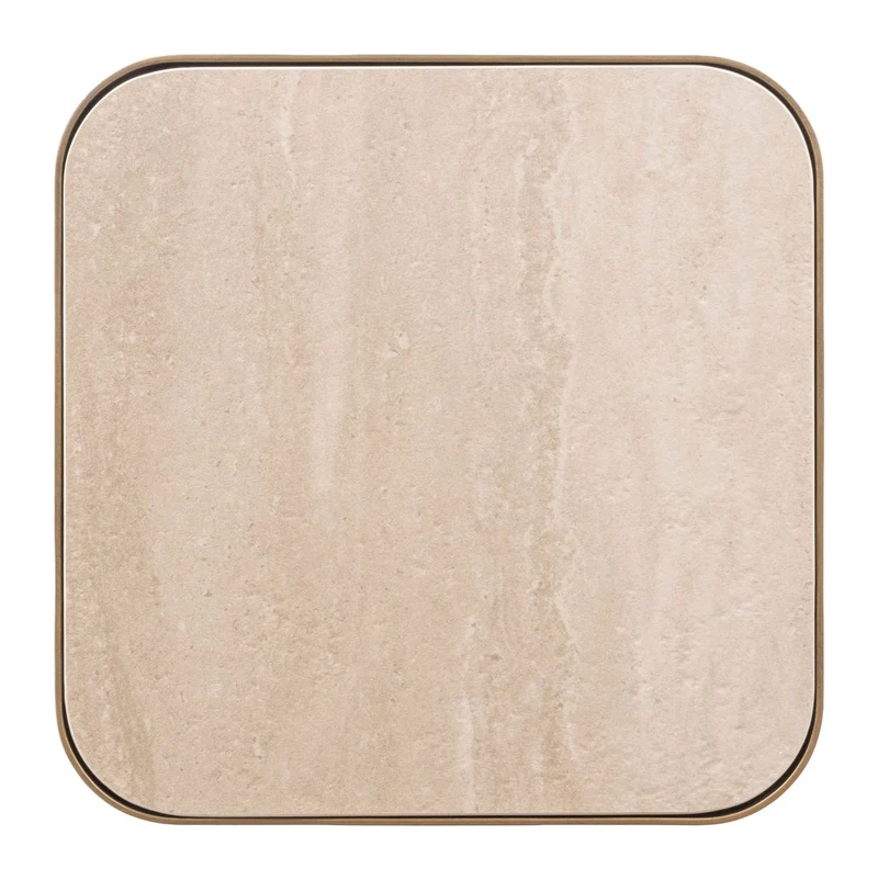 Richmond Säule Claridge gold antique – runder Deko-Sockel, 100 cm