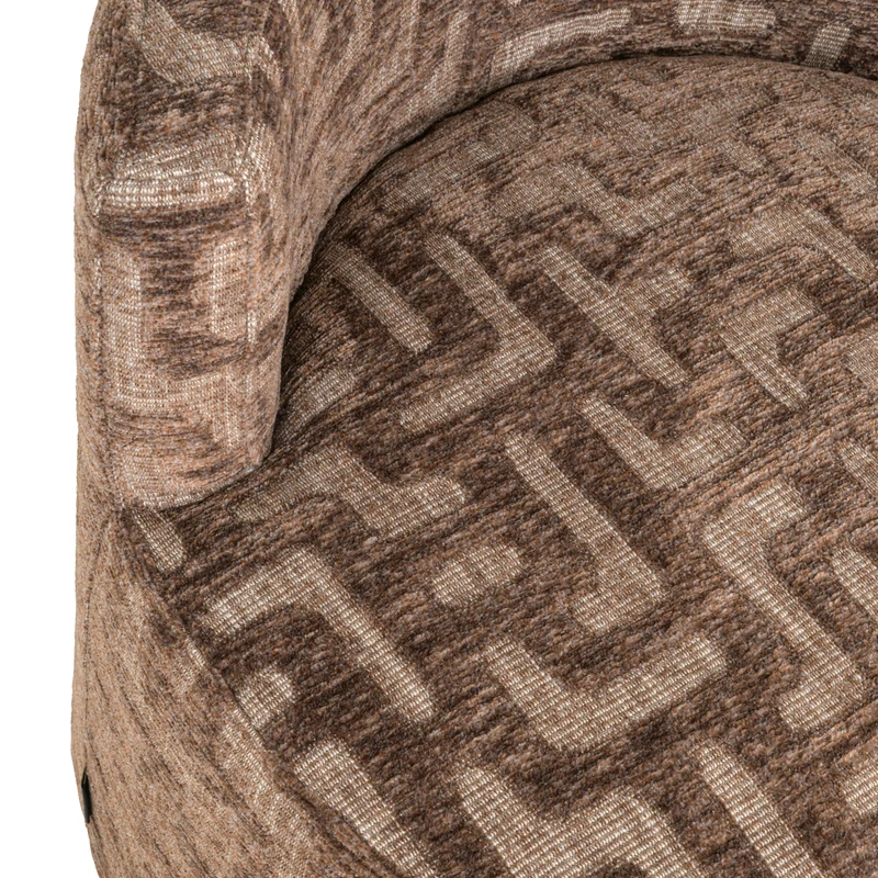 Lounge Stuhl Franny Brown Labyrinth – Richmond Design-Sessel