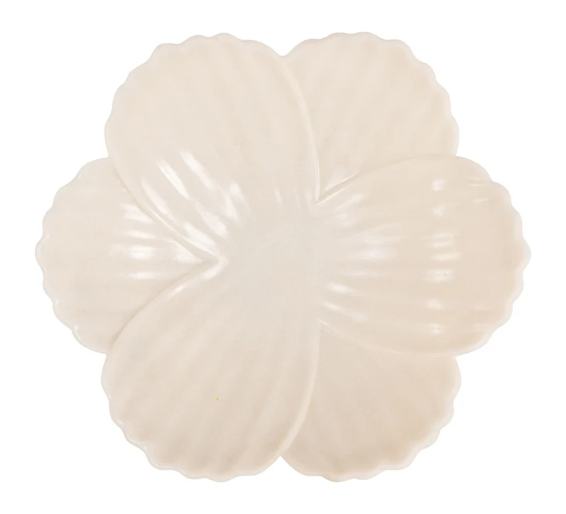 Richmond Schale Xena white S – weiße Deko-Schale, 35x35x11 cm