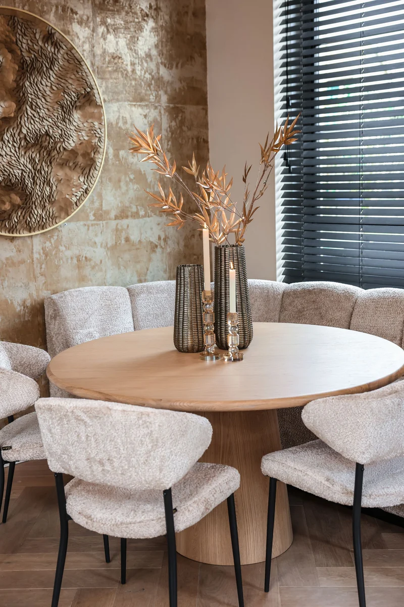 Richmond Kerzenhalter Meral Glas Braun klein – edles Deko-Accessoire