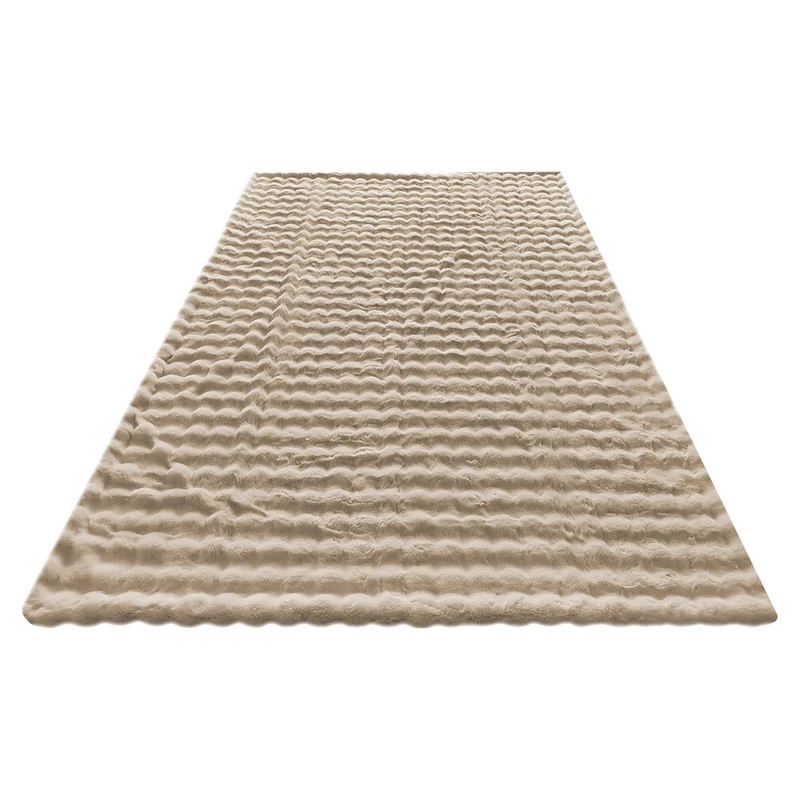Decke Nordic Plush beige 200x300 cm – flauschige Kuscheldecke