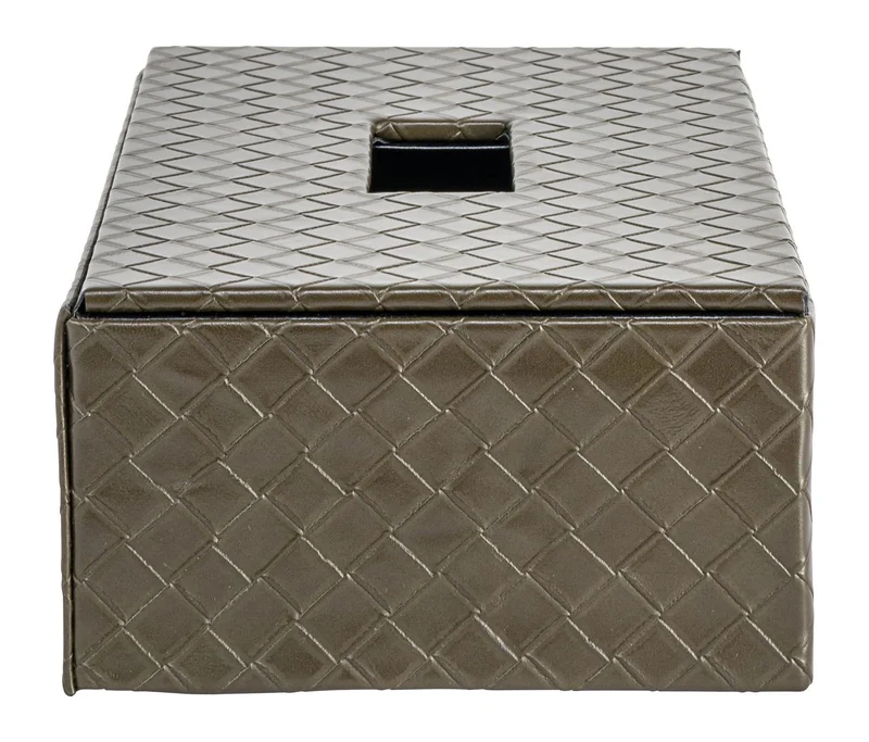 Vex Taschentuchbox Olive – dekoratives Objekt von Richmond Interiors