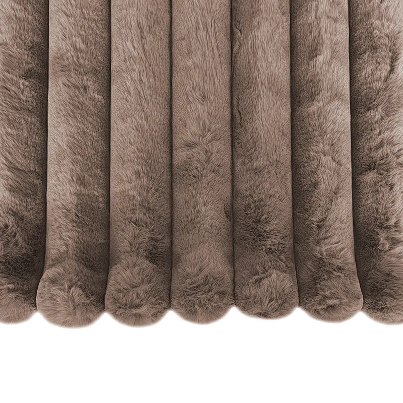 Richmond Decke Chic Furenzo taupe 150x200 cm, weicher Polyester