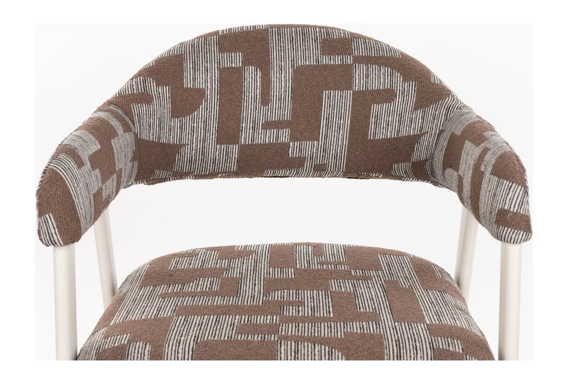 Esszimmerstuhl Miyo mit Armlehnen, Beige im Boho-Stil von Dutchbone