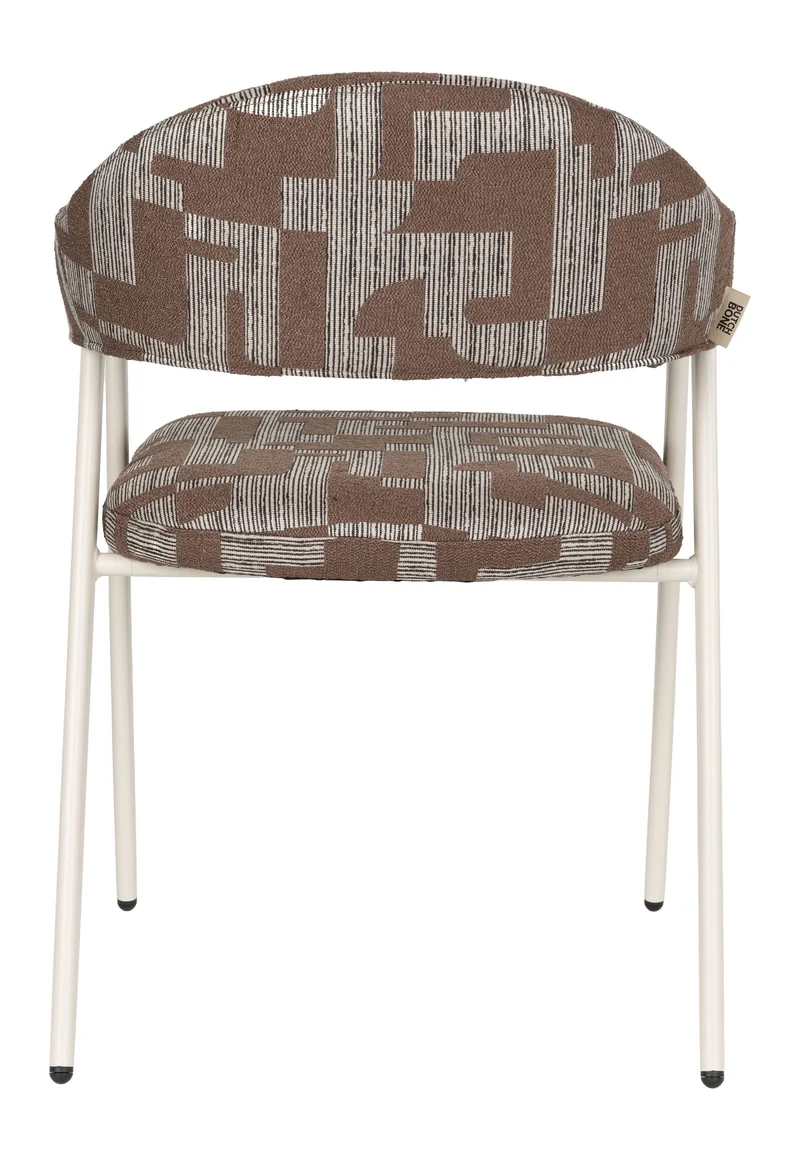 Esszimmerstuhl Miyo mit Armlehnen, Beige im Boho-Stil von Dutchbone