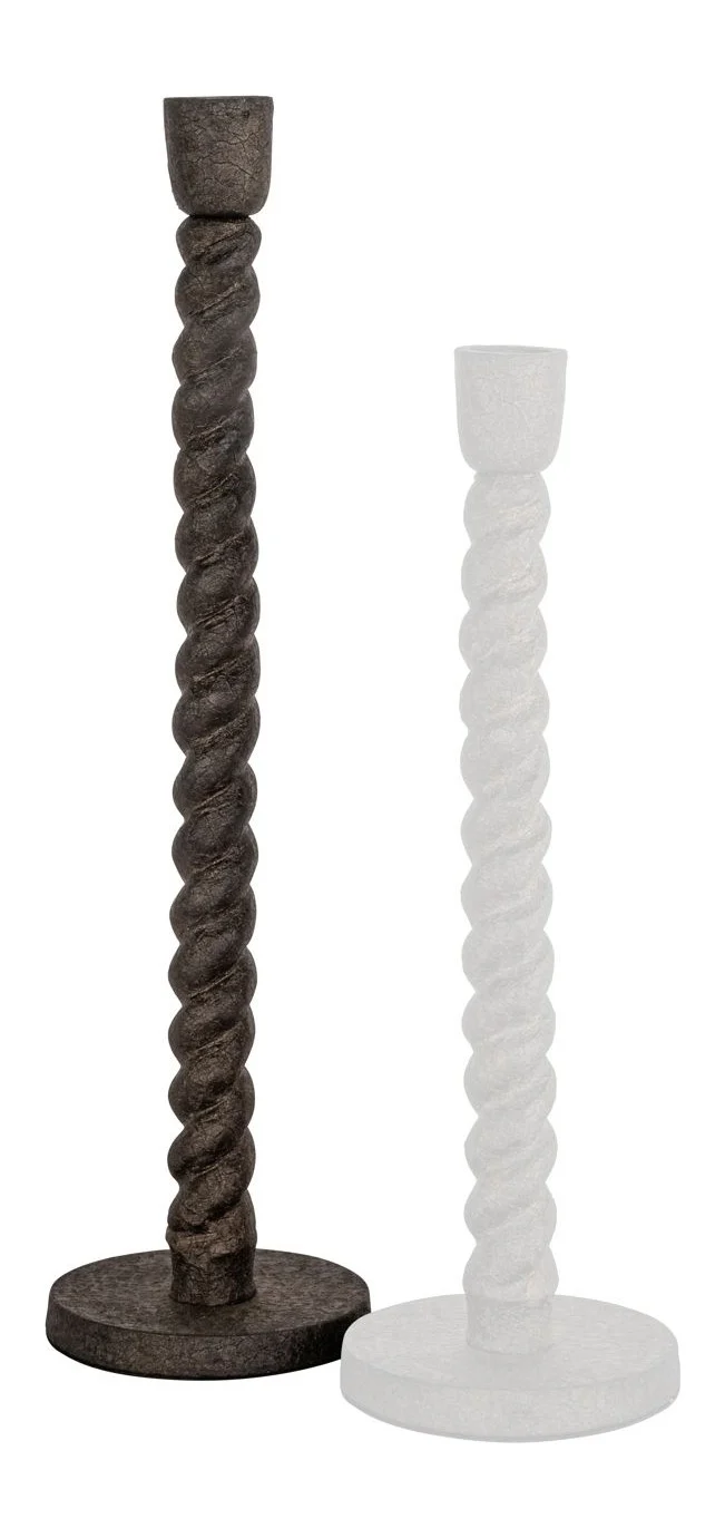 Kerzenhalter Milena in Antik-Messing, Richmond, 34,5 cm