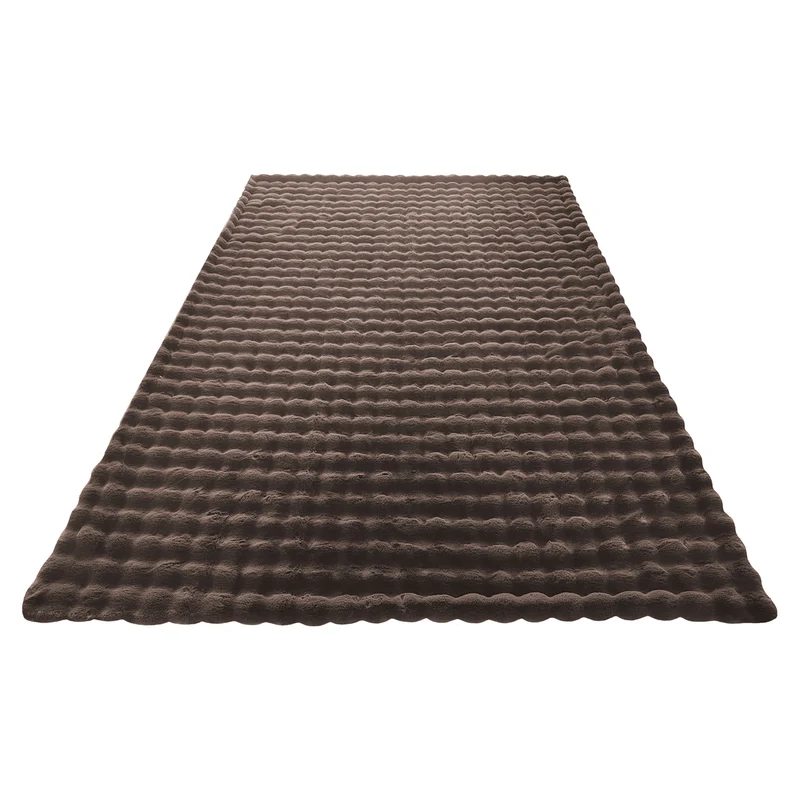 Decke Winter Haze braun 200x300 cm – weiche Kuscheldecke aus Polyester