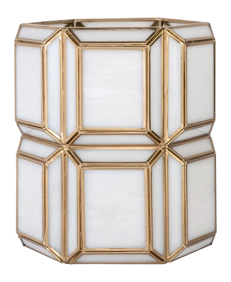 Richmond Windlicht Ariana Small Messing Antik – Glas & Eisen, 25 cm