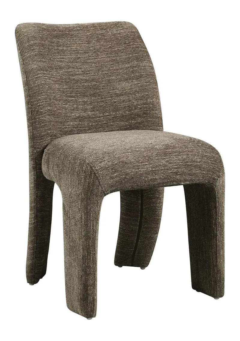 Esszimmerstuhl Maya braun Softweave im 2er-Set, gepolstert & bequem