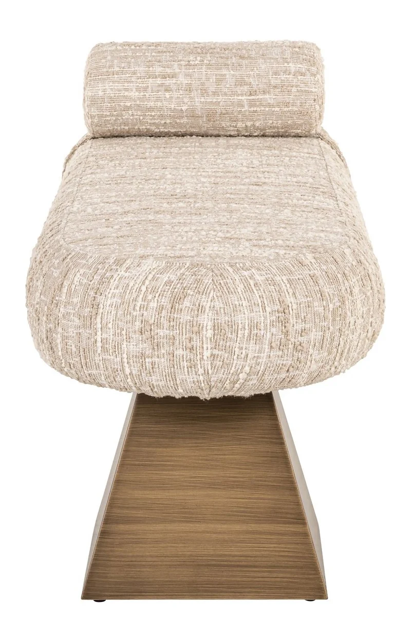 Sitzbank Geneva Alexander Jones beige angora, Polyester-Bezug