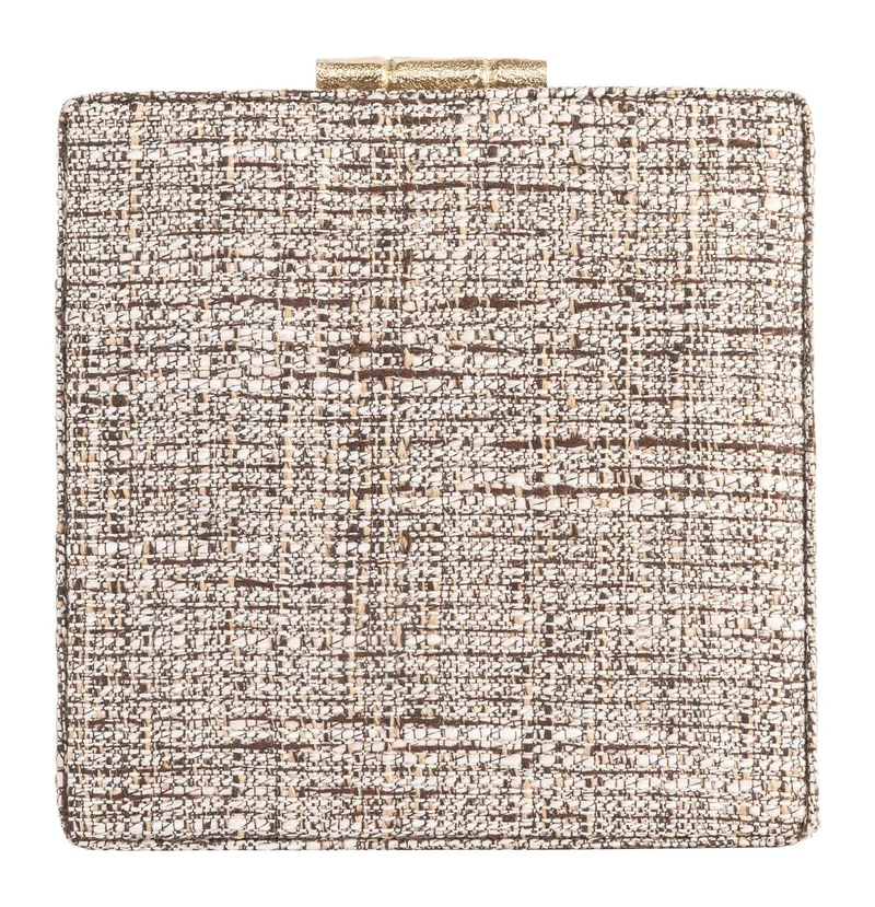 Richmond Aufbewahrungsbox Chalenny brown small – Wildleder, 16x16 cm