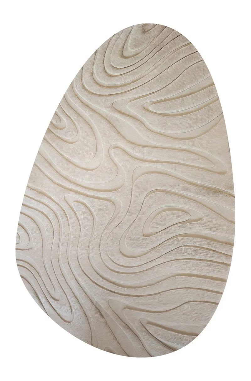 Richmond Teppich Sverre beige 230x350 cm mit organischem Reliefmuster