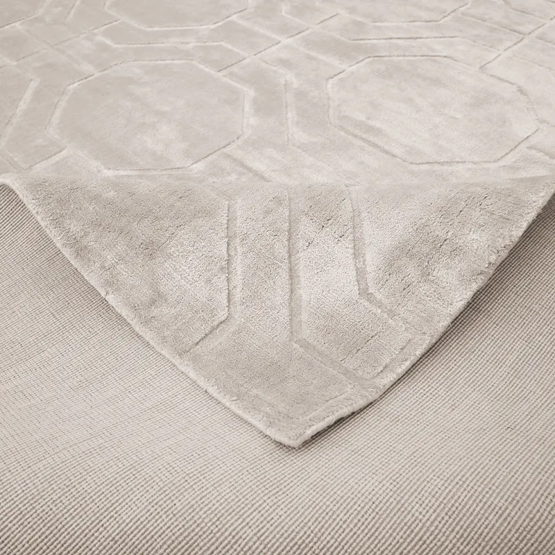 Teppich Flynn Ivory 200x300 cm – eleganter Wohnteppich Baumwolle