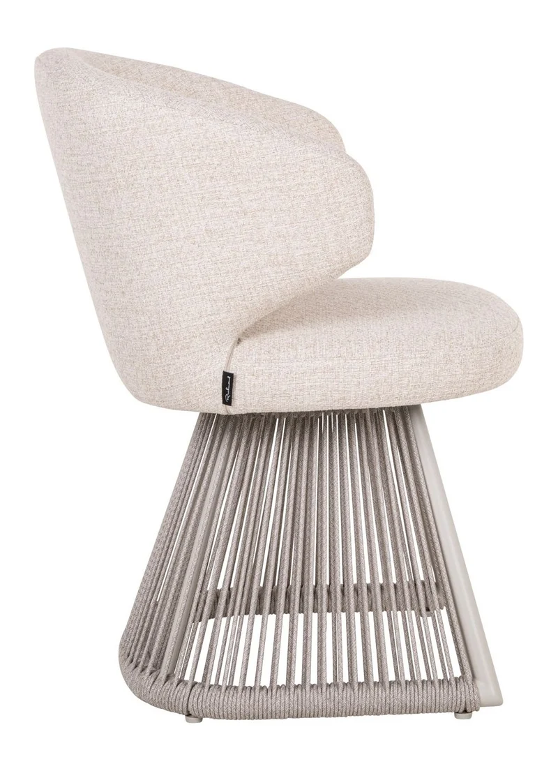 Outdoor Stuhl Nuba Beige Alpine – Richmond Gartenstuhl mit Geflecht