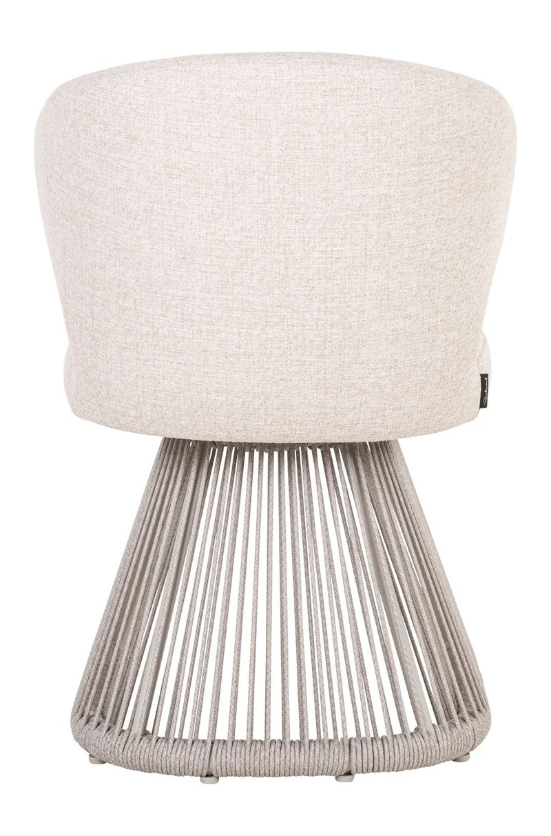 Outdoor Stuhl Nuba Beige Alpine – Richmond Gartenstuhl mit Geflecht