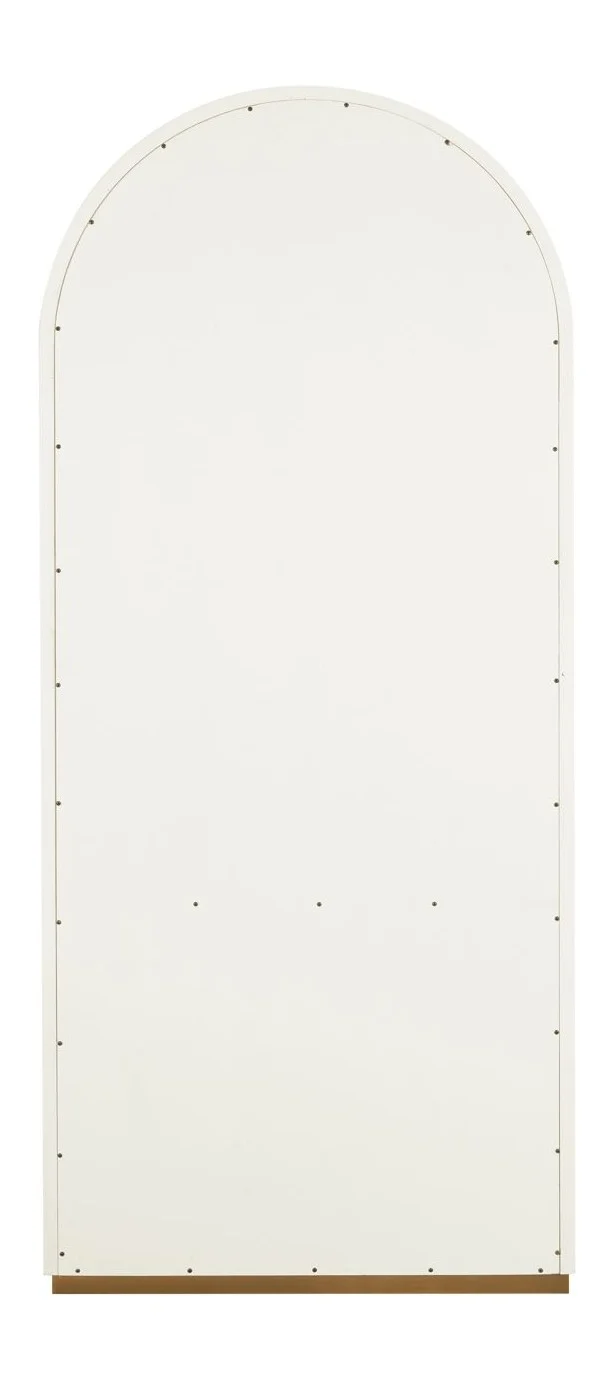 Schrank Tivoli white – Bogenschrank mit Spiegelrückwand, 210 cm