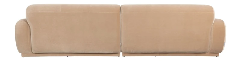 Sofa Hazel Beige mit 4,5 Sitzplätzen aus Eukalyptusholz von Zuiver