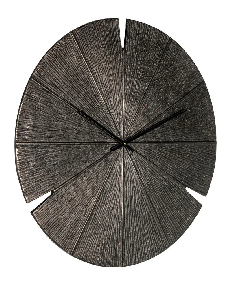 Wanduhr Blaise in Bronze - Richmond Design, Ø 80 cm, Aluminium