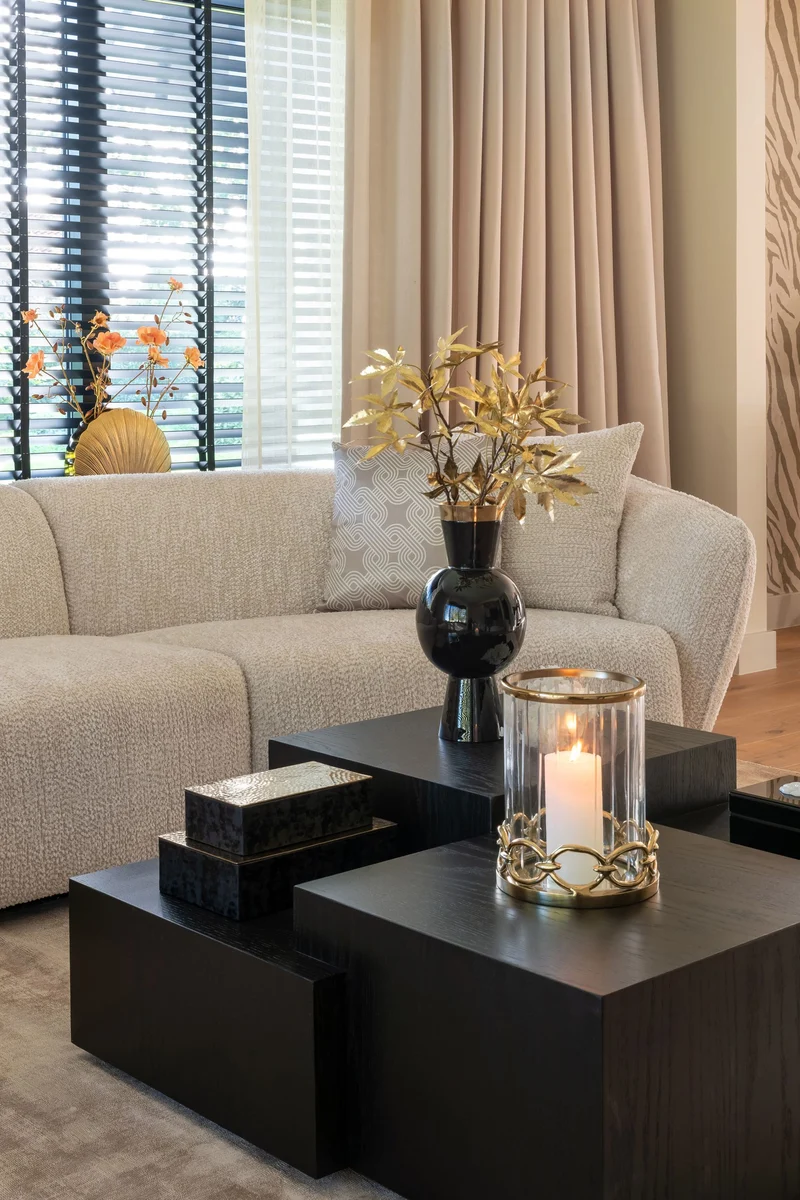 Sofa Armand natural blockweave – Richmond Design, 285 cm breit