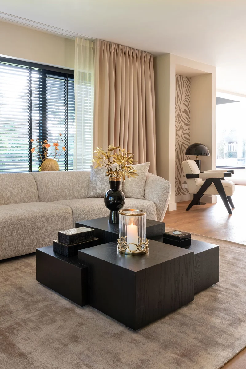 Sofa Armand natural blockweave – Richmond Design, 285 cm breit