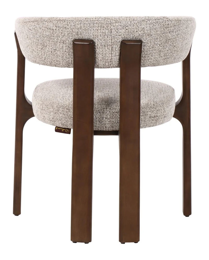 Esszimmerstuhl Contigo Mocca Fancy – Buchenholz, skulpturale Form