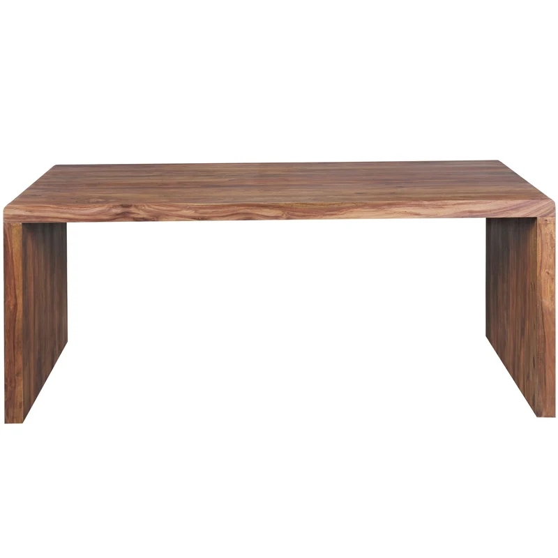 Schreibtisch BOHA 180cm Sheesham Massivholz Landhausstil Büroablage