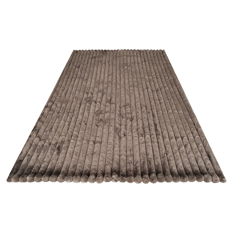 Decke Chic Furenzo taupe 200x300 cm – kuschelweich & elegant