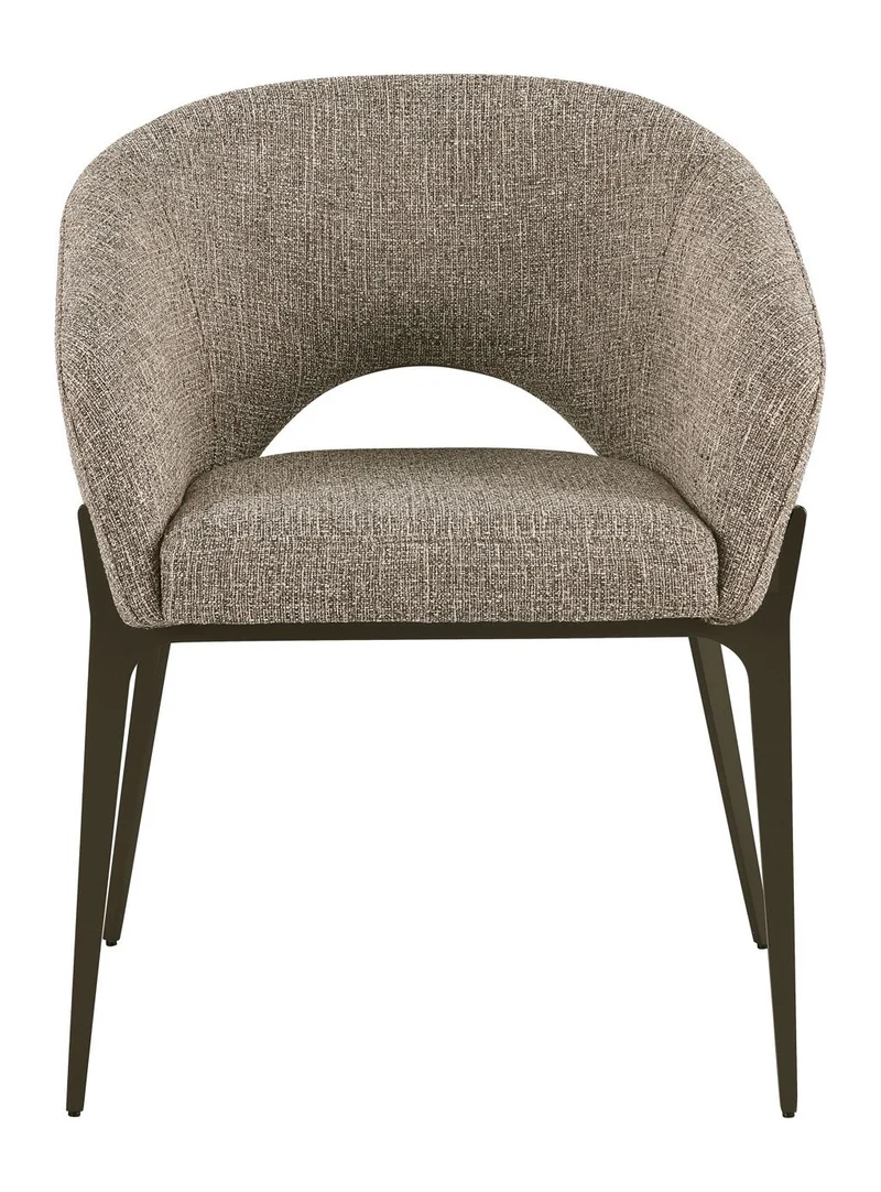 Esszimmerstuhl Kenzi Brown Tweed – Richmond, Bezug 100% Polyester