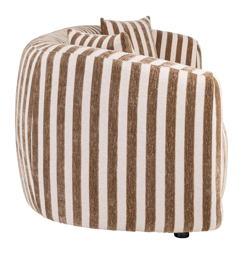 Sofa Luxandra Stripes Sand – Richmond Design mit Taschenfederkern