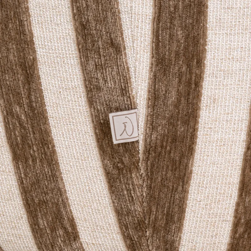 Sofa Luxandra Stripes Sand – Richmond Design mit Taschenfederkern