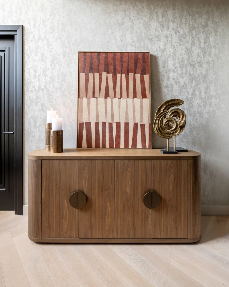 Sideboard Windsor Walnut – Richmond Anrichte, 180 cm, viel Stauraum