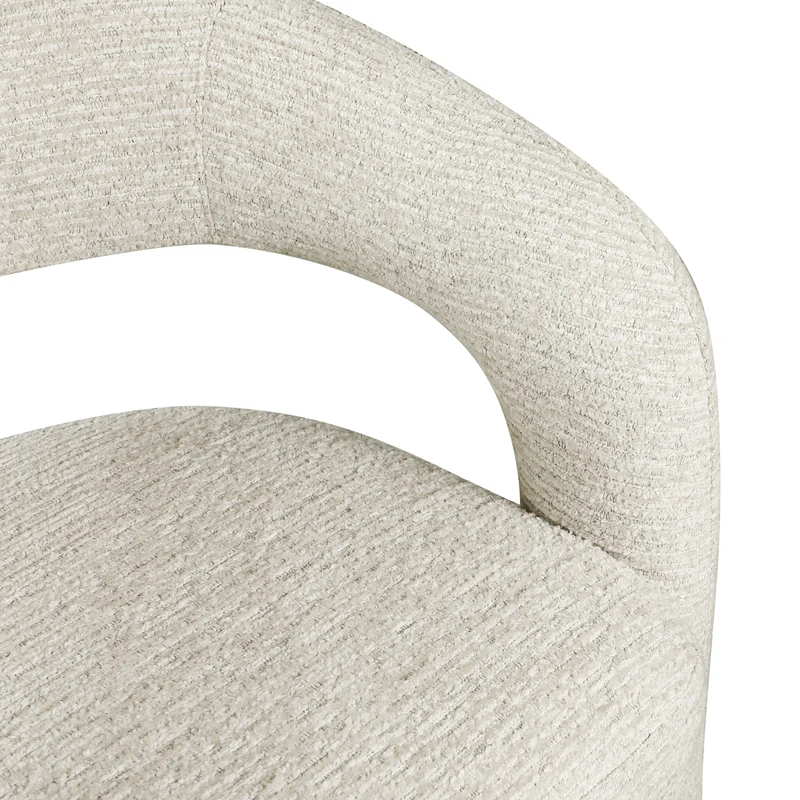 Barhocker Soho Natural Linear – Richmond, gepolstert mit Armlehnen