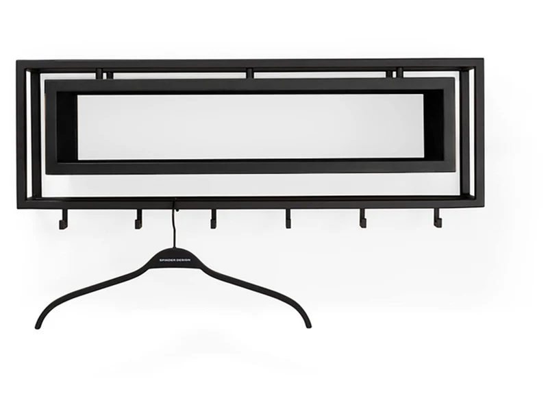 Garderobe Wandgarderobe SCHOOL 80 BLACK von Spinder Design