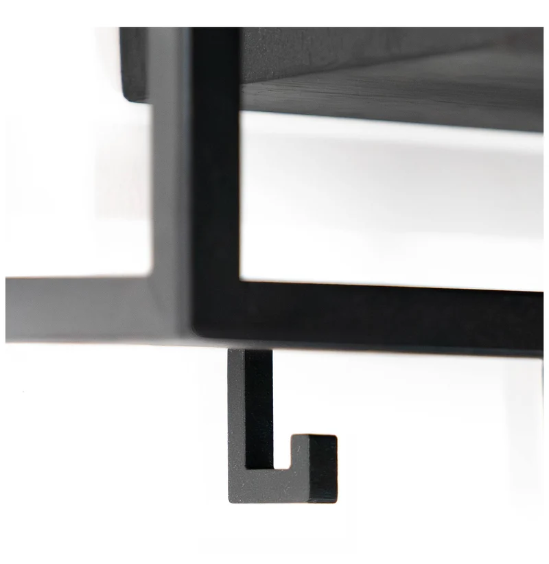 Garderobe Wandgarderobe SCHOOL 80 BLACK von Spinder Design