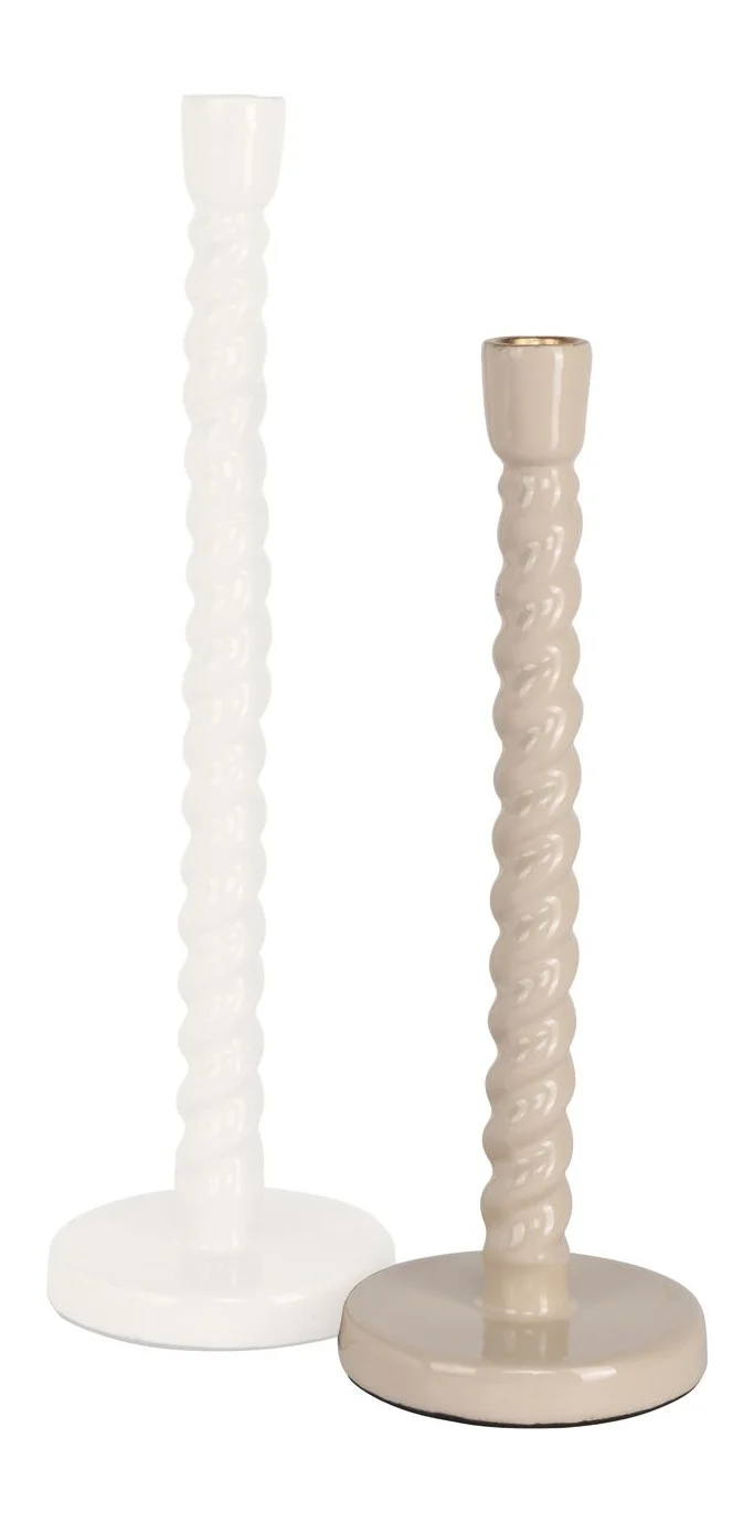Richmond Kerzenhalter Nena tapioca small, Aluminium, 28,5 cm