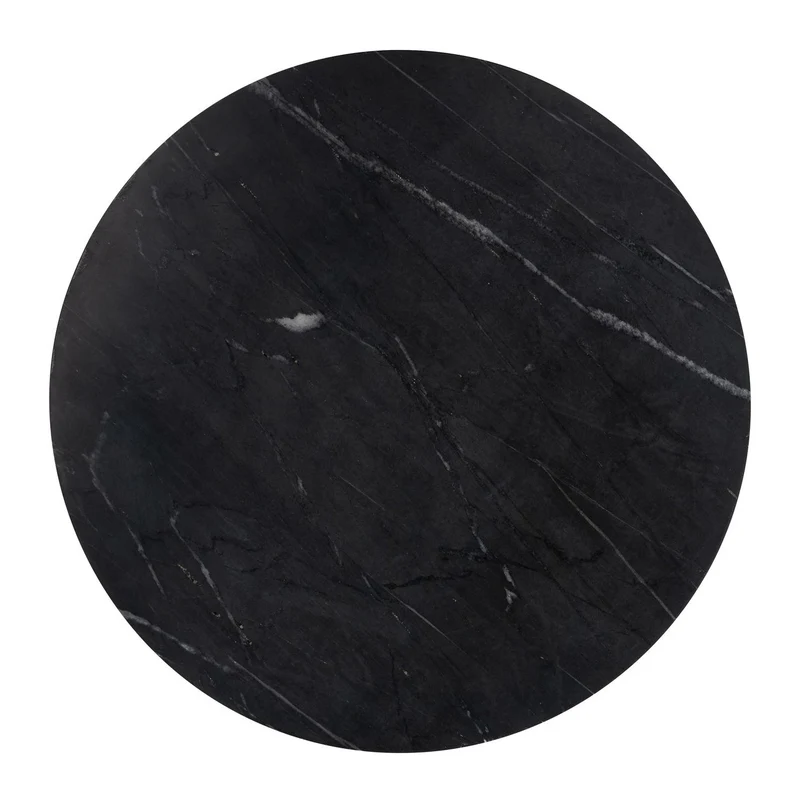 Beistelltisch Ironville gold – Marmorplatte & Messing-Details