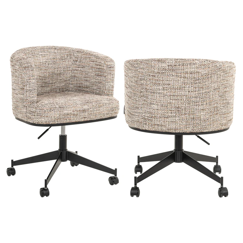 Esszimmerstuhl Rochenne Trendy Nature – Drehstuhl mit Rollen