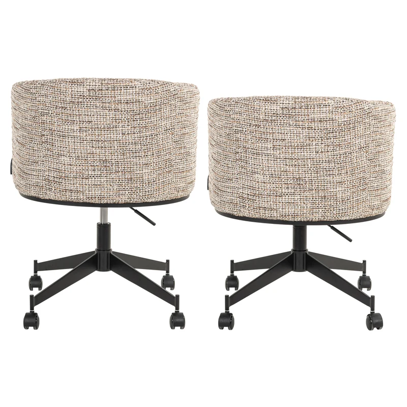 Esszimmerstuhl Rochenne Trendy Nature – Drehstuhl mit Rollen