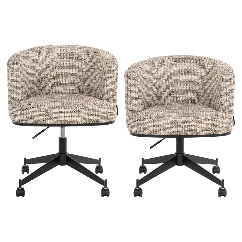 Esszimmerstuhl Rochenne Trendy Nature – Drehstuhl mit Rollen