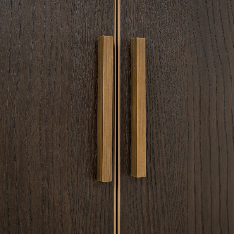 Vitrine Carter Large Eiche-braun, 4 offene Fächer, 220 cm
