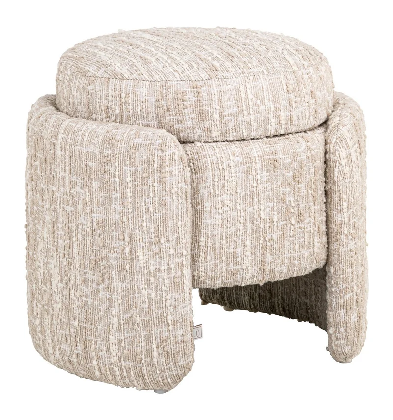 Hocker & Fußbank Cupid mit Stauraum, beige angora, Richmond