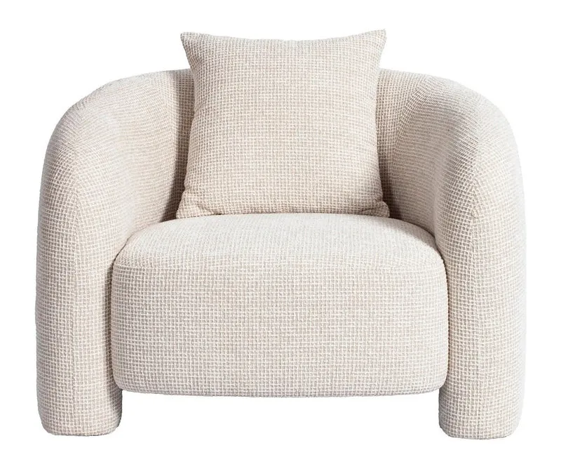 Lounge Stuhl Tuscany beige blockweave, Richmond Loungesessel