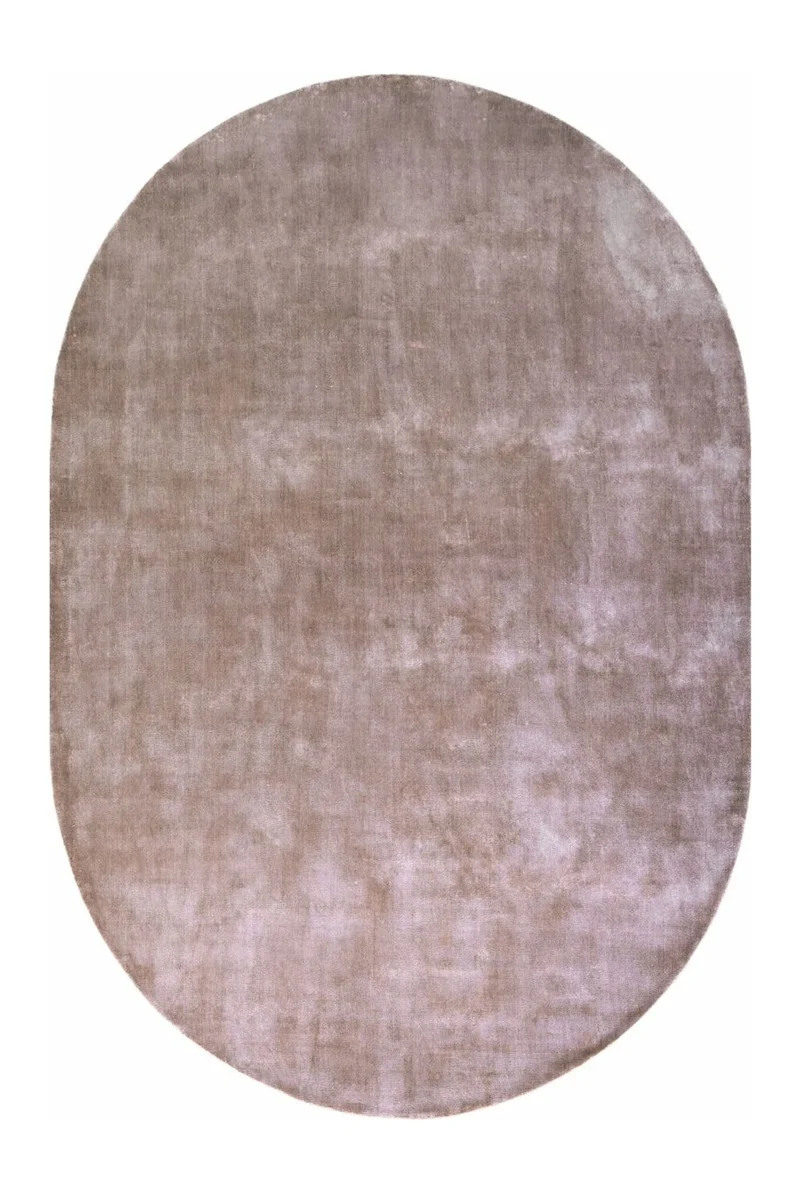 Teppich Nilla taupe 220x320 cm - weicher Viskose-Baumwoll-Teppich